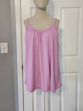 32 Degrees Lavender Pleated Scoop Tank